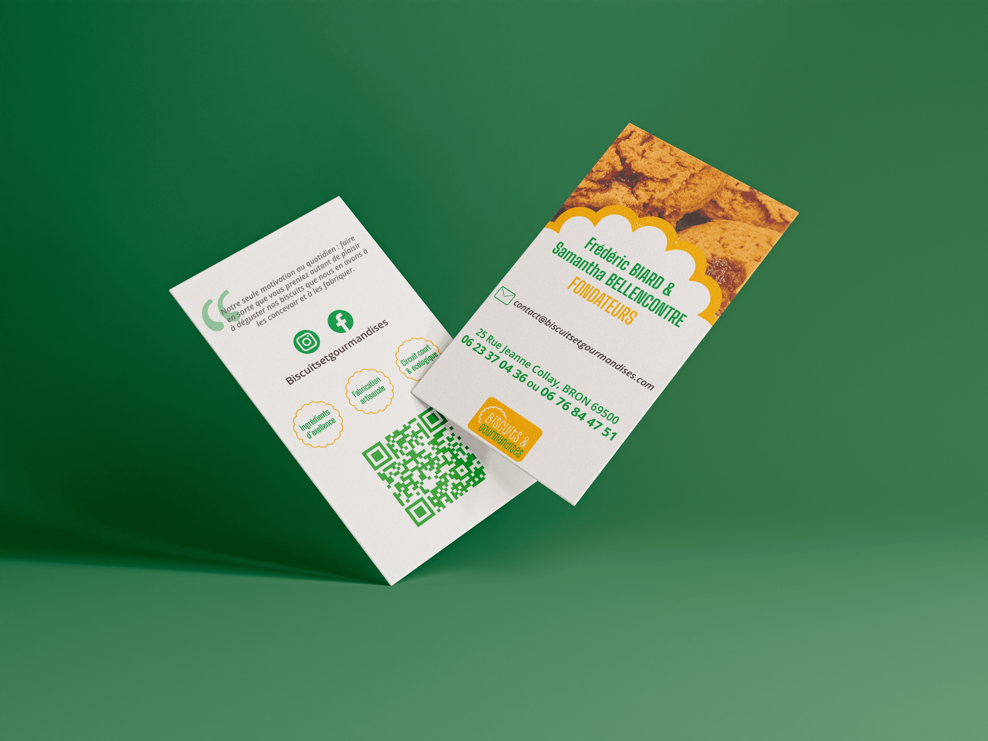 Carte de visite • Biscuits & Gourmandises