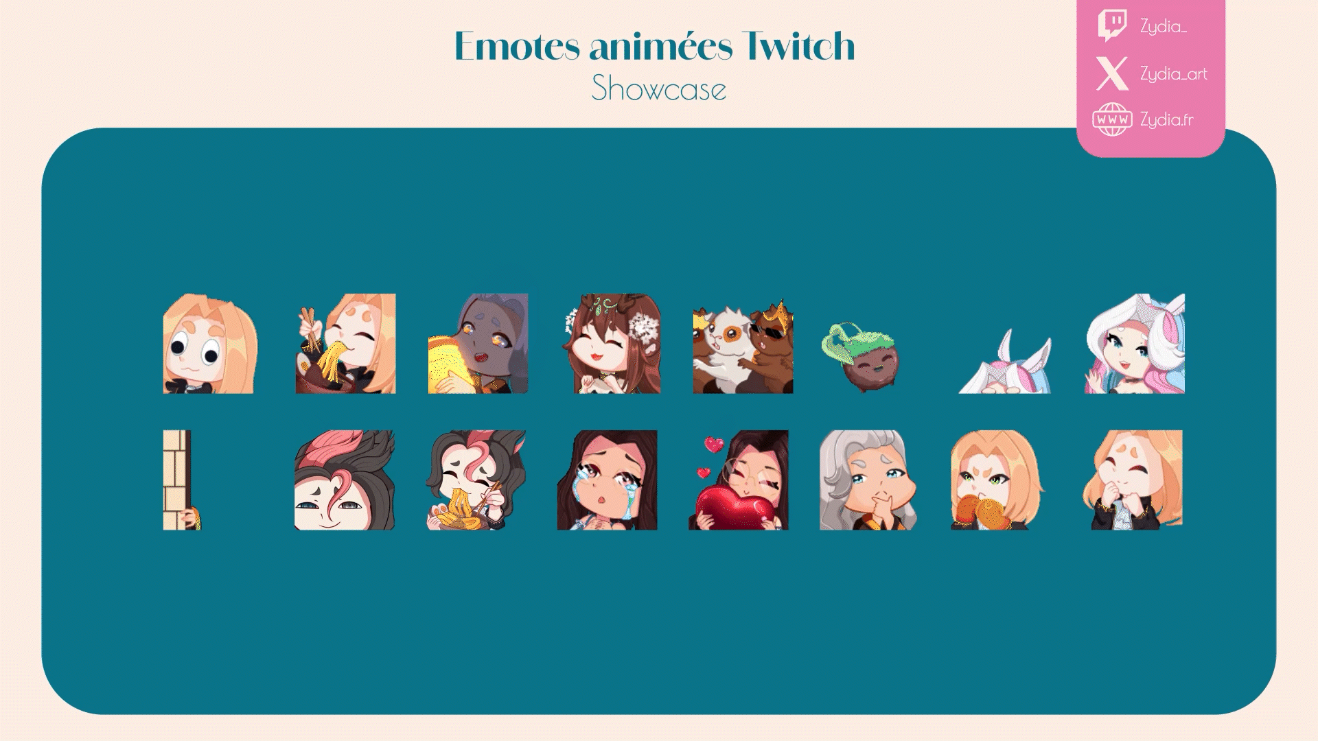 Emotes animées pour Twitch